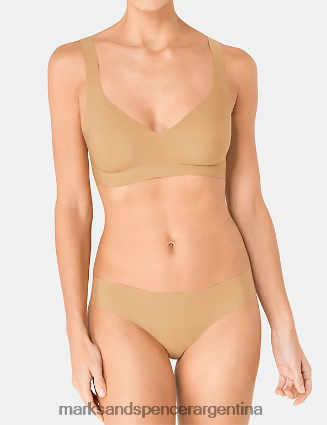 Marks & Spencer unisexo bralette sin aros zero Feel ropa coñac 46VL4270