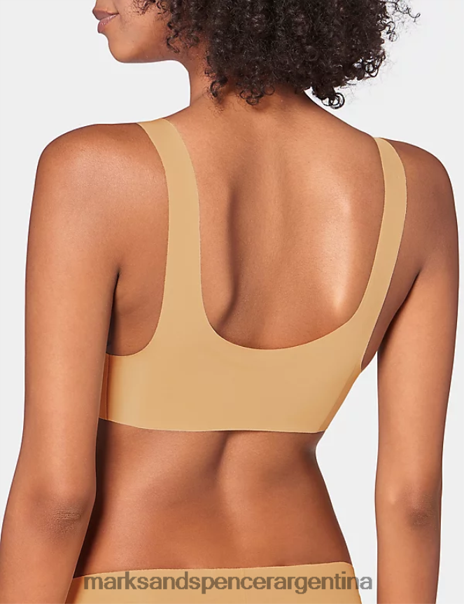 Marks & Spencer unisexo bralette sin aros zero Feel ropa coñac 46VL4270