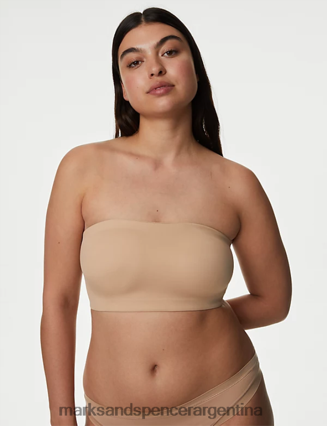Marks & Spencer unisexo sujetador bandeau flexifit sin aros ropa cuarzo rosa 46VL4282