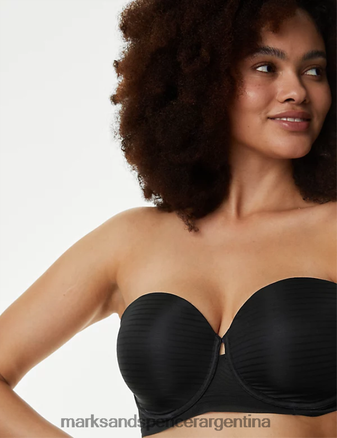 Marks & Spencer unisexo sujetador multiposición con aros body define ropa negro 46VL4144