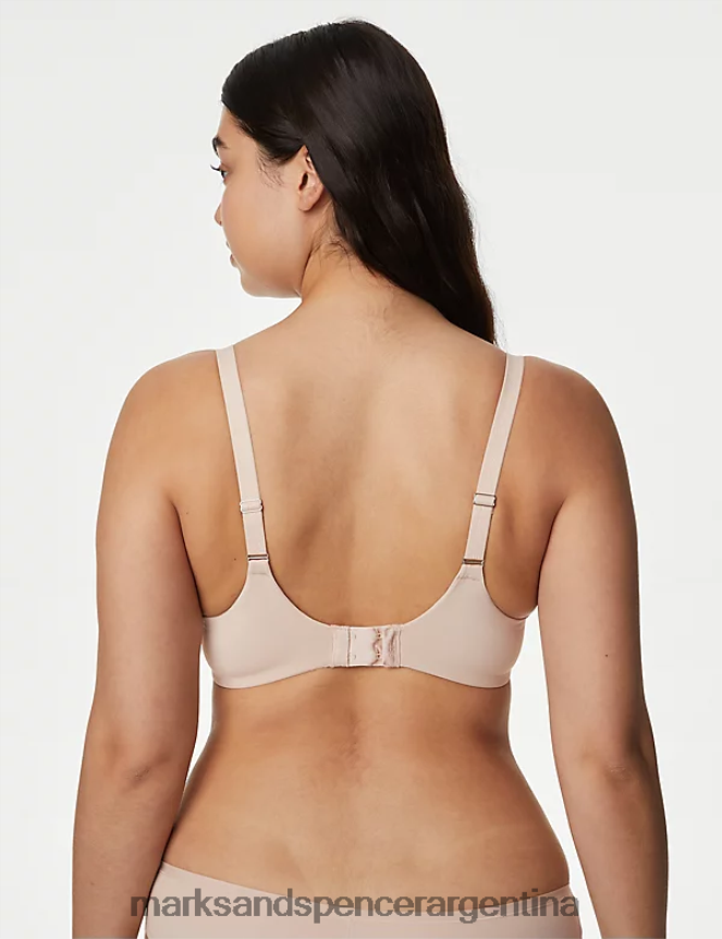 Marks & Spencer unisexo sujetador tipo camiseta con aros y copa completa flexifit ropa opalino 46VL4052