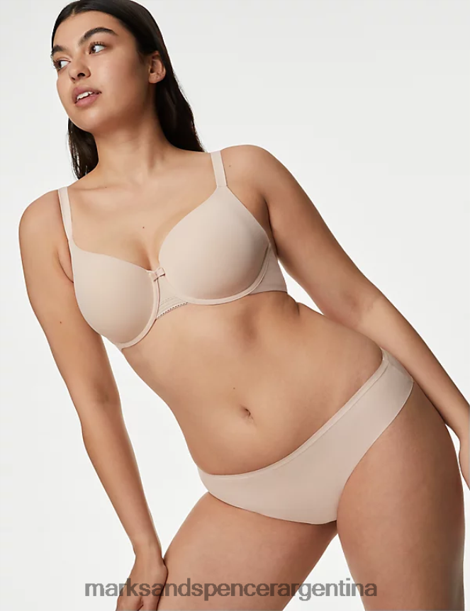Marks & Spencer unisexo sujetador tipo camiseta con aros y copa completa flexifit ropa opalino 46VL4052