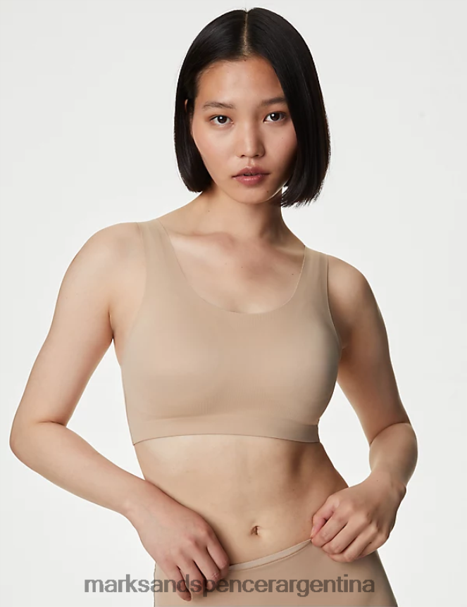 Marks & Spencer unisexo top corto sin aros flexifit ropa cuarzo rosa 46VL1342